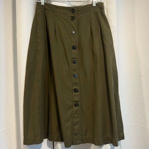 Madewell midi skirt